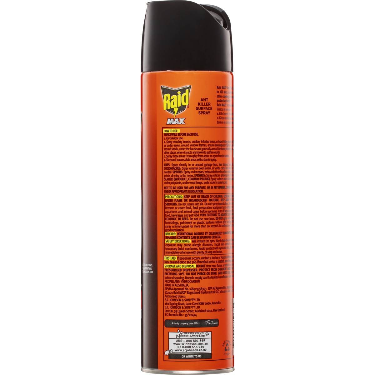 Raid Max Ant Killer Surface Insect Spray 375g