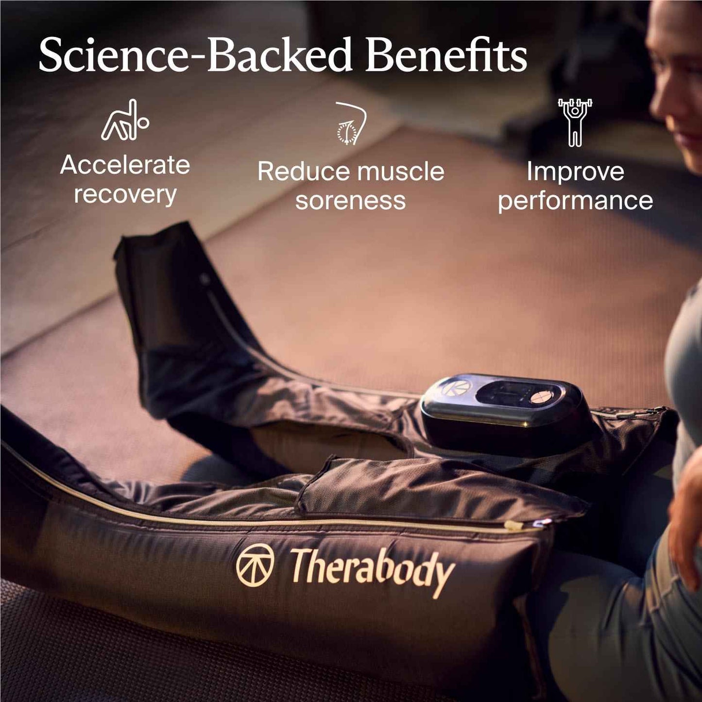 Therabody JetBoots Prime Compression Leg Massager [Regular]