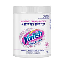 VANISH NAPISAN OXI ACTION CRYSTAL WHITE FABRIC STAIN REMOVER POWDER 1KG