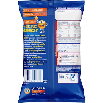 Cheezels Original Cheese Flavoured Snacks 90g