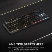 Corsair K70 CORE TKL Tenkeyless Mechanical Gaming RGB Keyboard (Black)