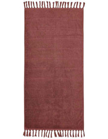 Paros Bath Towel Range in Mahogany