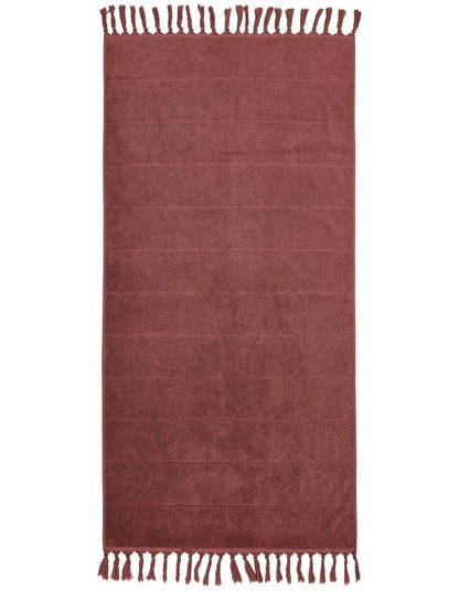 Paros Bath Towel Range in Mahogany