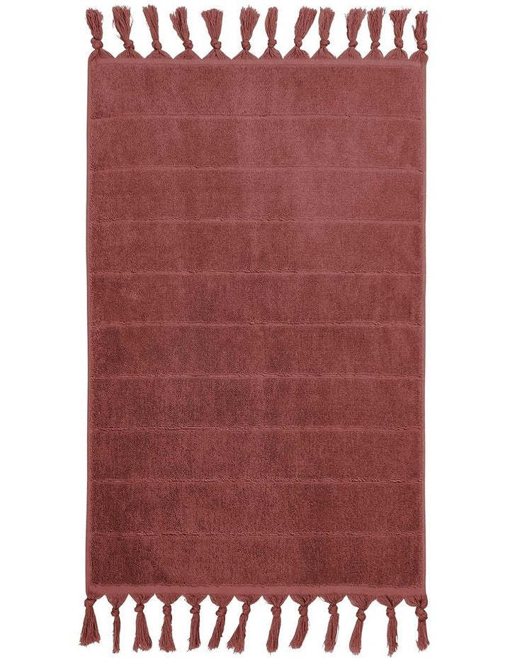 Paros Bath Towel Range in Mahogany