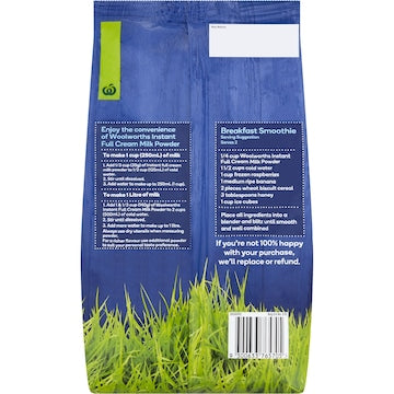 Woolworths Full Cream Long Life Milk Powder UHT 1kg