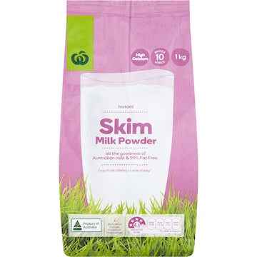 Woolworths Skim Long Life Milk Powder UHT 1kg
