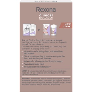 Rexona Women Clinical 96hr Deodorant Stick Gentle Dry 45mL