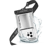 Case-Mate Waterproof Floating Pouch Large (Silver Chrome)