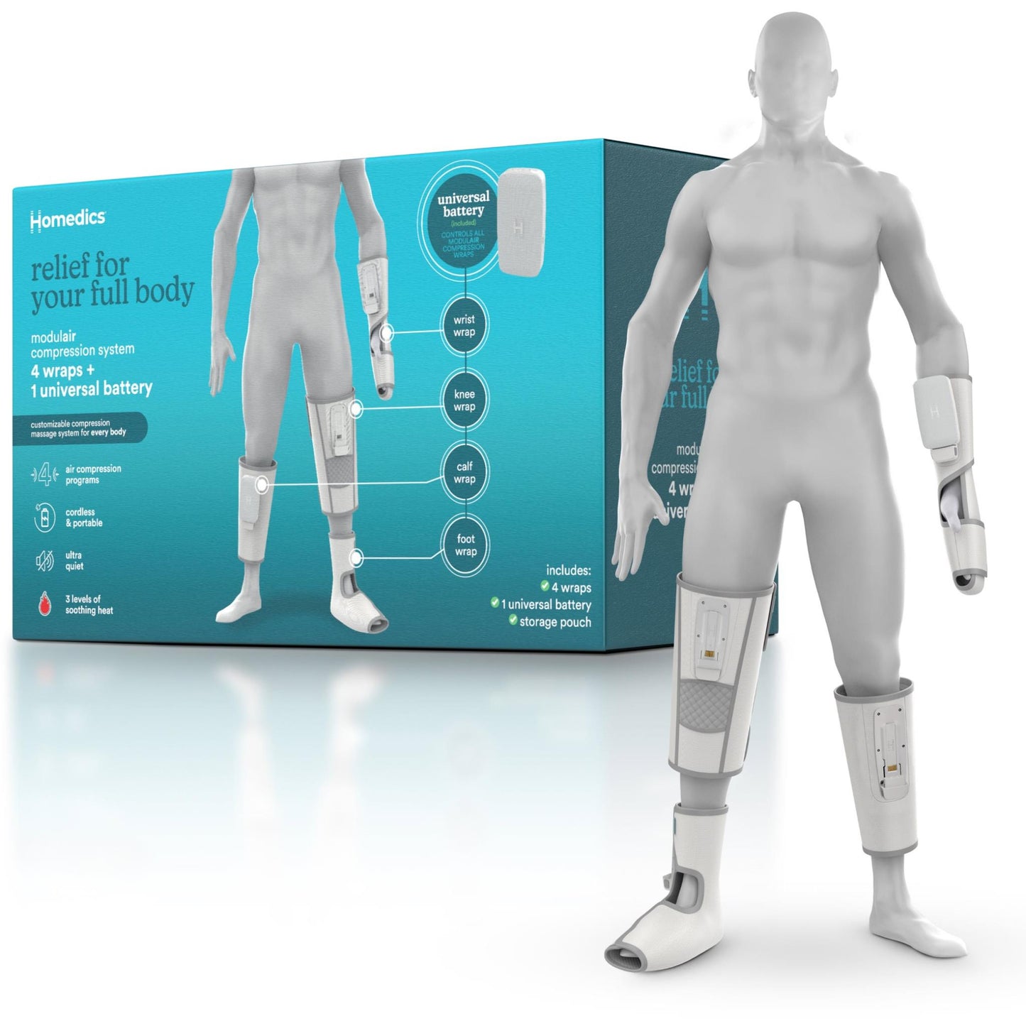 Homedics Modulair Compression Massage Bundle