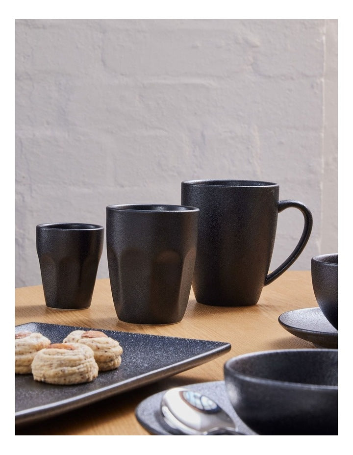 Caviar Coupe Mug 400ml in Black