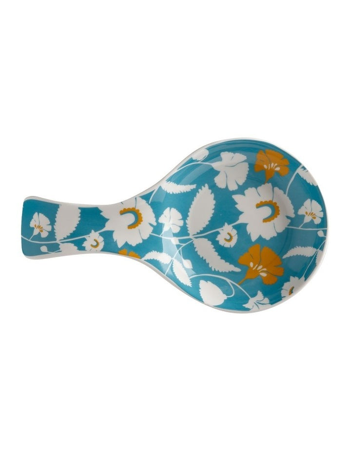 Rhapsody Spoon Rest in Teal