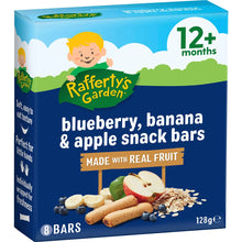 Rafferty's Garden Baby Food Blueberry, Banana & Apple Snack Bars 12+ Months 128g