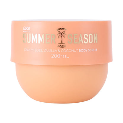 OXX Bodycare Summer Season Summer Solstice Body Scrub 200ml - Candy Floss, Vanilla and Coconut