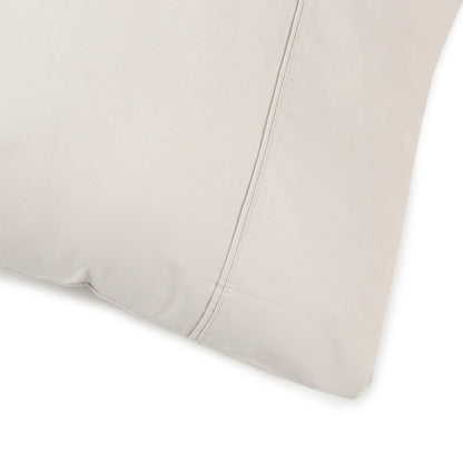 250 Thread Count Cotton Rich Standard Pillowcase - Oatmeal
