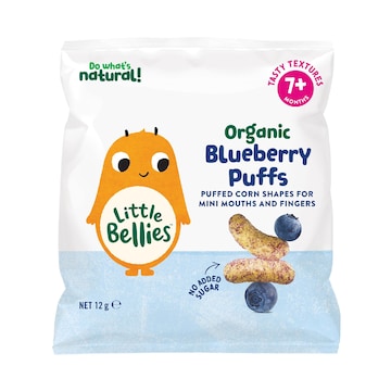 Little Bellies Puffs Blueberry 12g