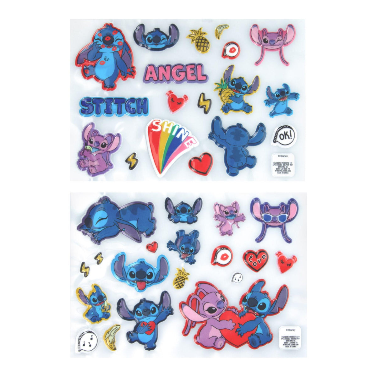 Lilo & Stitch - Puffy Gadget Decals