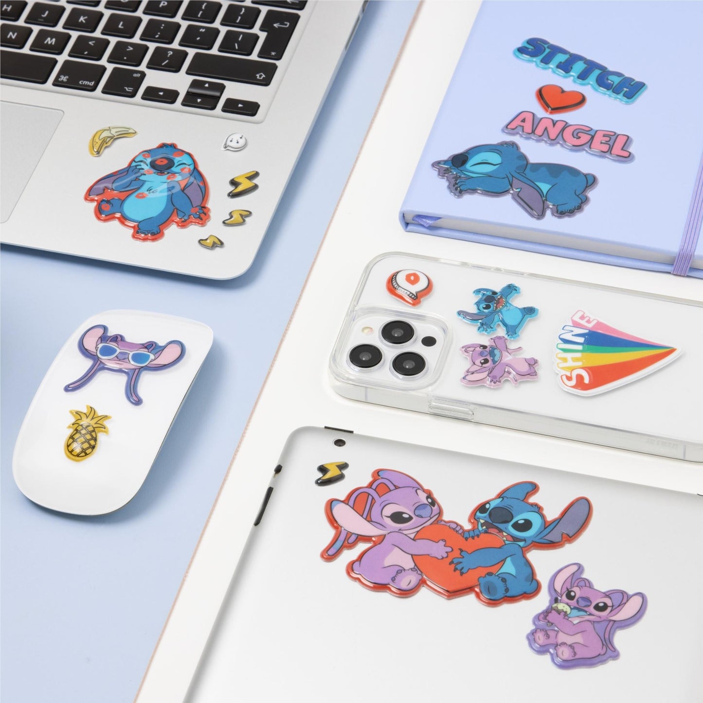 Lilo & Stitch - Puffy Gadget Decals