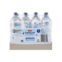 COLES SPRING WATER 8X1.5L
