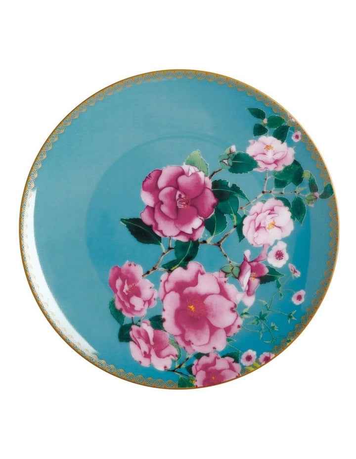 Teas & C's Silk Road Coupe Plate 19.5cm Gift Boxed in Aqua