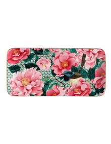 Teas & C's Silk Road Rectangle Platter 25x12cm Gift Boxed in Aqua