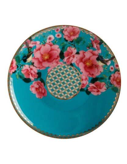 Teas & C's Silk Road Teapot Tea for One with Infuser 380ml in Aqua