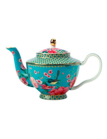 Teas & C's Silk Road Teapot Tea for One with Infuser 500ml in Aqua