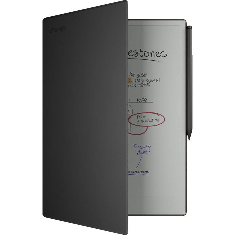 reMarkable PaperPro with MarkerPlus and BookFolio Pro Leather (Black)