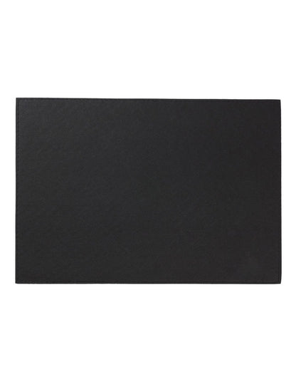 Table Accents Plait Leather Look Placemat 43x30cm in Black