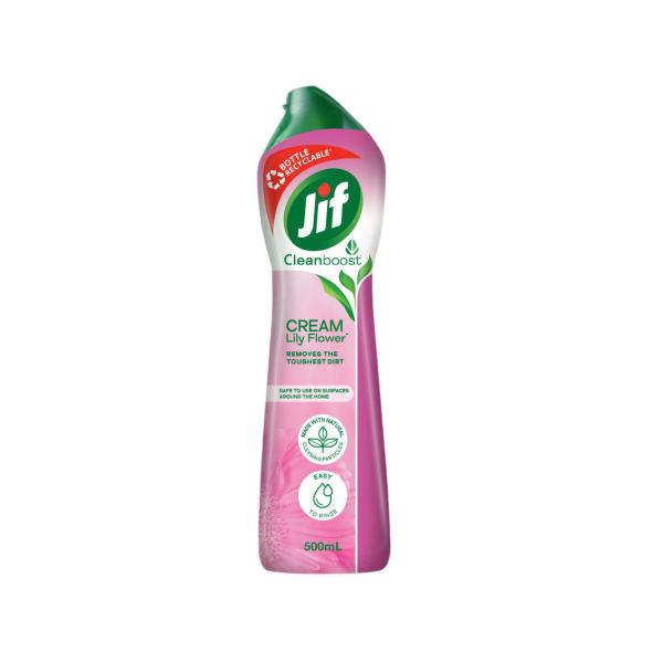 JIF CREAM MULTIPURPOSE CLEANER LILY FLOWER 500ML