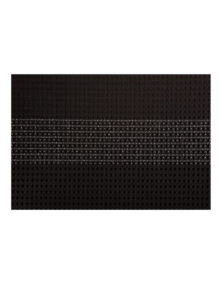 Table Accents Woven Lurex Placemat 45x30cm in Black
