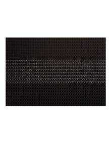 Table Accents Woven Lurex Placemat 45x30cm in Black