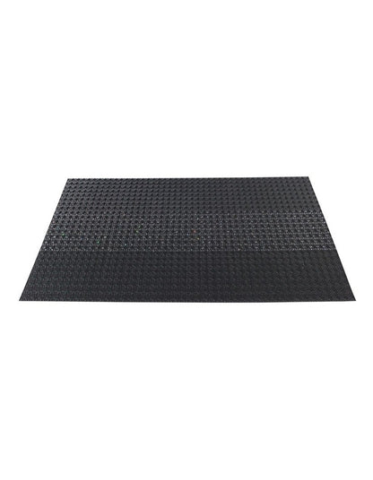 Table Accents Woven Lurex Placemat 45x30cm in Black