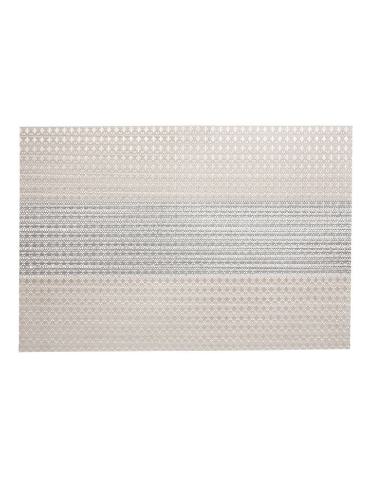 Table Accents Woven Lurex Placemat 45x30cm in Cream