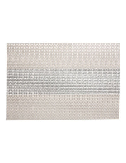 Table Accents Woven Lurex Placemat 45x30cm in Cream