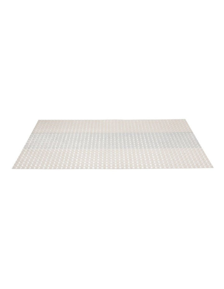 Table Accents Woven Lurex Placemat 45x30cm in Cream