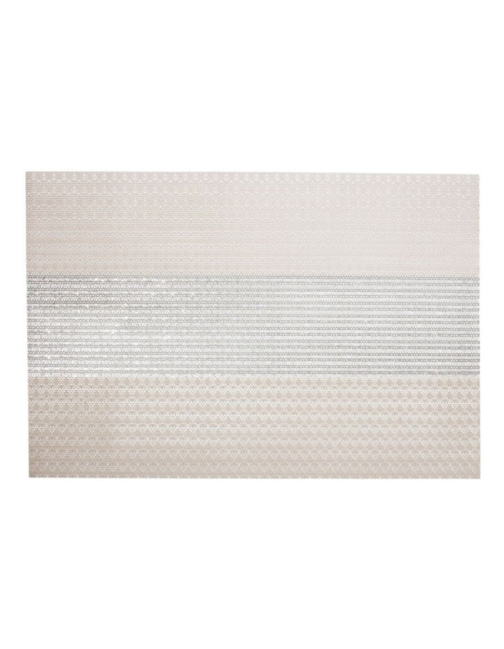 Table Accents Woven Lurex Placemat 45x30cm in Cream