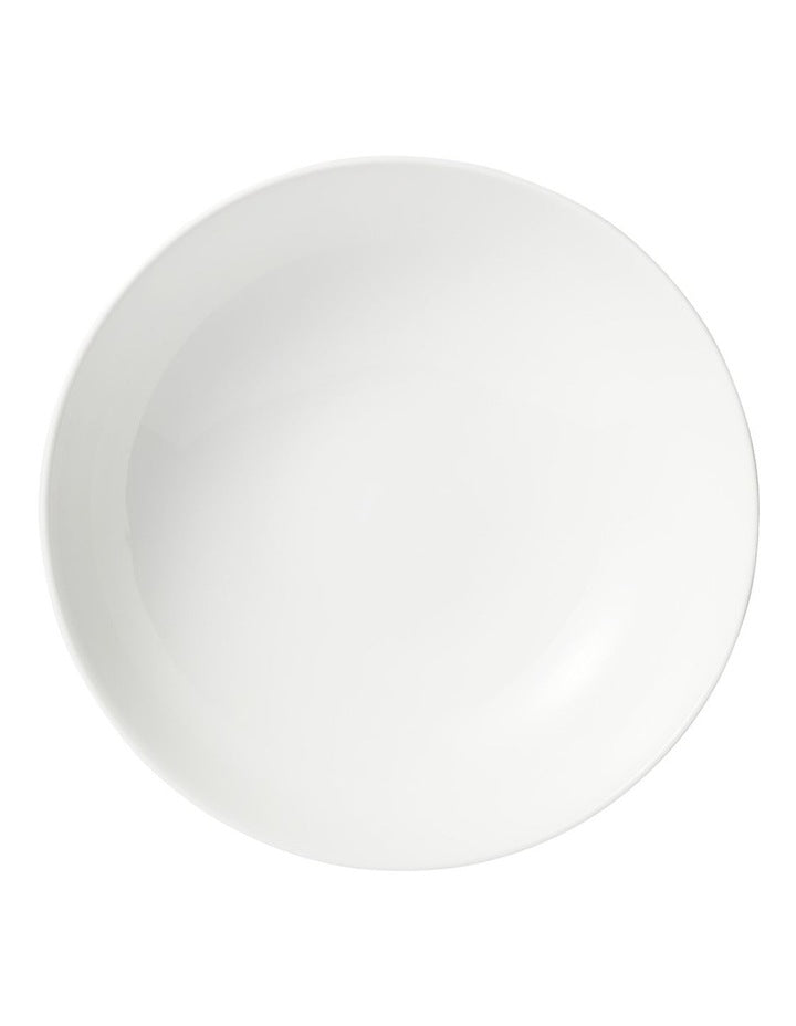 White Basics Diamonds Round Serving Bowl 28cm in White