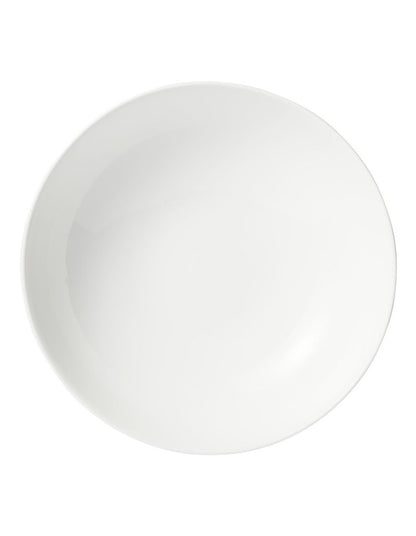 White Basics Diamonds Round Serving Bowl 28cm in White
