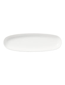 White Basics Oblong Platter 30x9cm in White