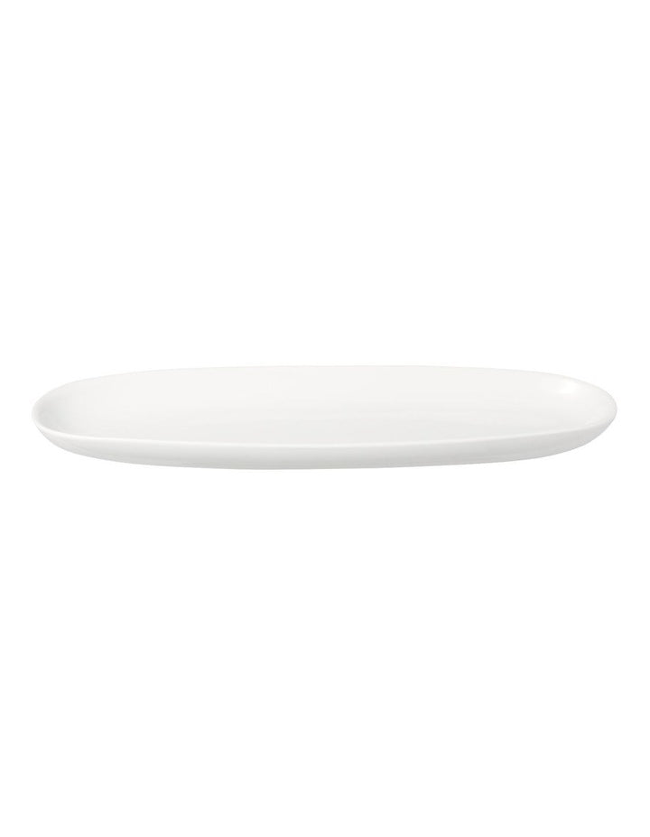 White Basics Oblong Platter 30x9cm in White