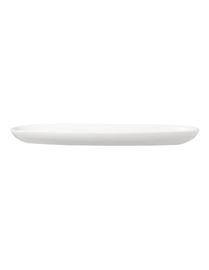White Basics Oblong Platter 30x9cm in White