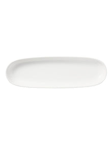 White Basics Oblong Platter 40x12.5cm in White
