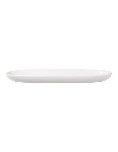 White Basics Oblong Platter 40x12.5cm in White