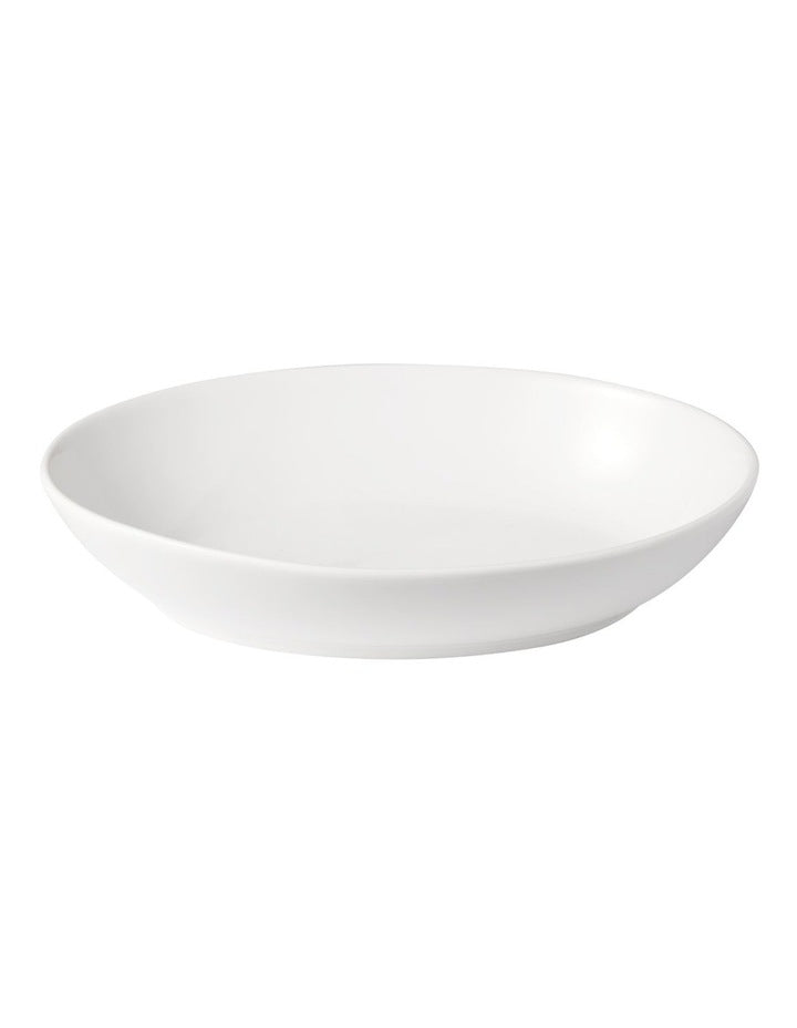 White Basics Oval Bowl 20x14cm in White
