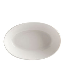 White Basics Oval Bowl 20x14cm in White