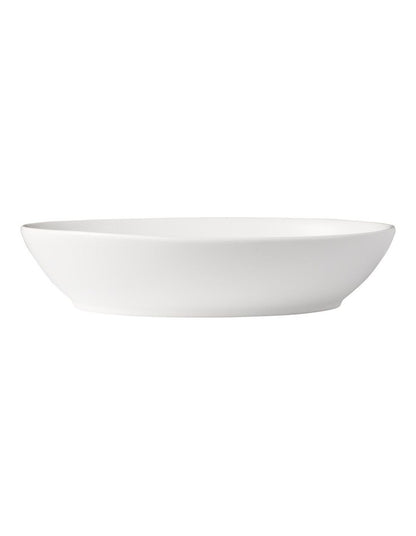 White Basics Oval Bowl 20x14cm in White