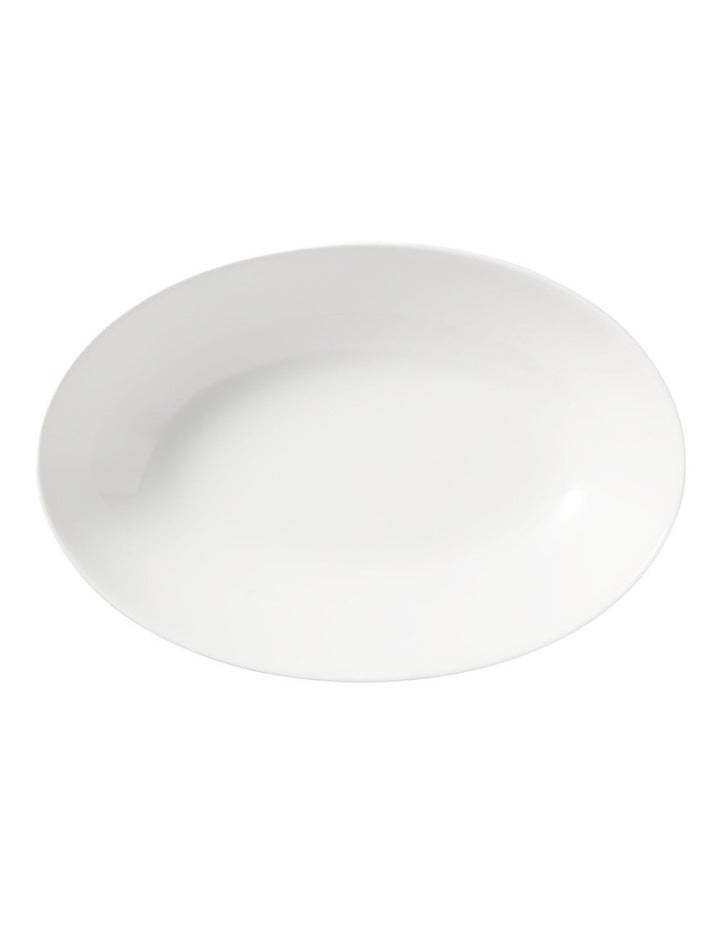White Basics Oval Bowl 25x17cm in White