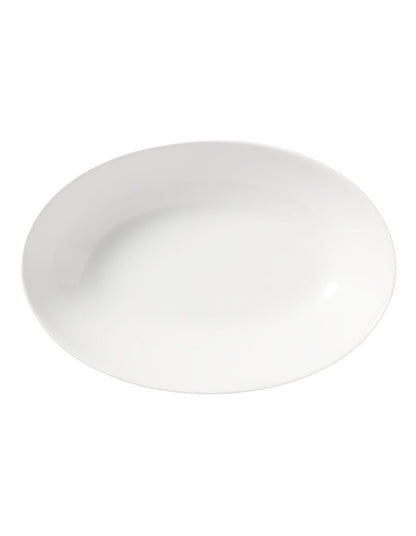 White Basics Oval Bowl 25x17cm in White