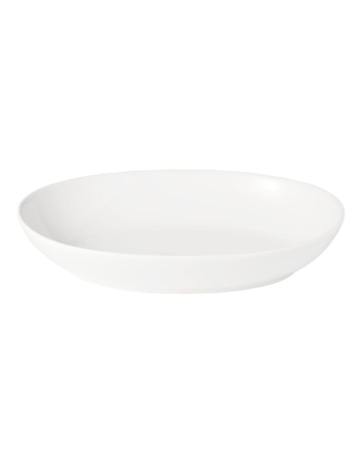 White Basics Oval Bowl 30x20cm in White