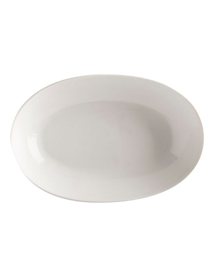 White Basics Oval Bowl 30x20cm in White